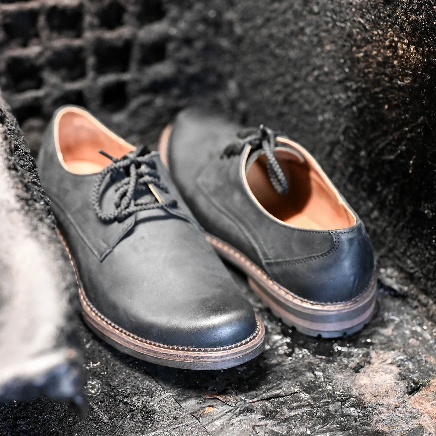 Black Leather Men’s Derby Shoes – Aldo | KarolShoes