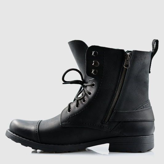 Handmade Black Leather Men’s Boots – Alex | KarolShoes