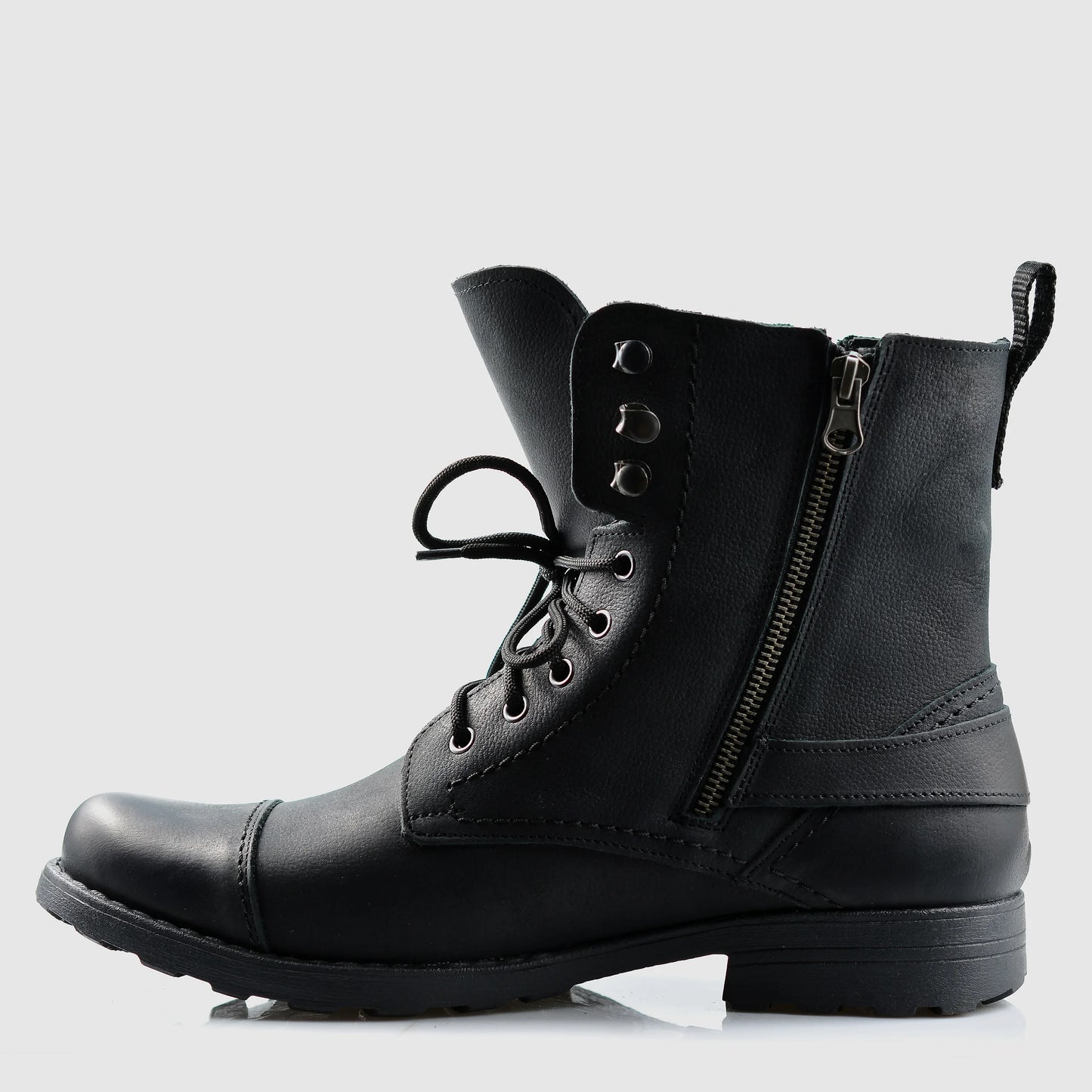 Handmade Black Leather Men's Boots – Alex