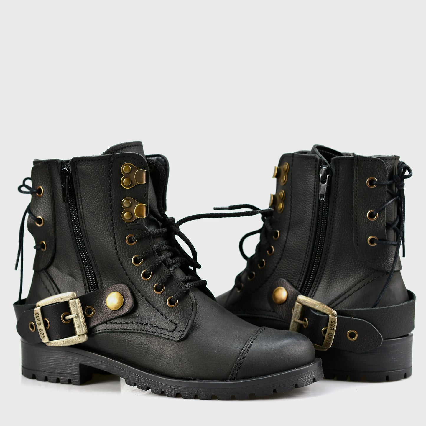 Black Leather Women’s Ankle Boots – Mora | KarolShoes