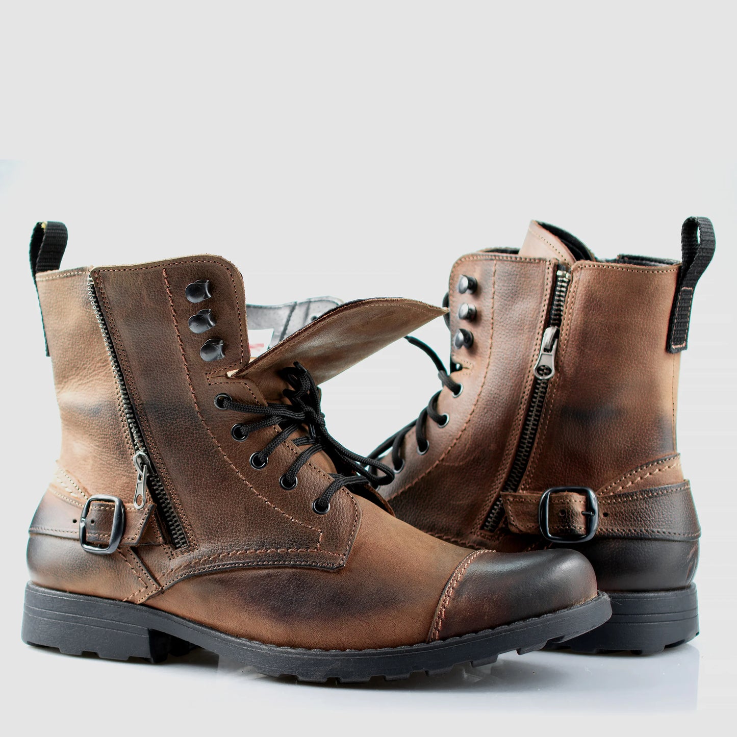 Bottes en cuir pour homme Alex faites à la main