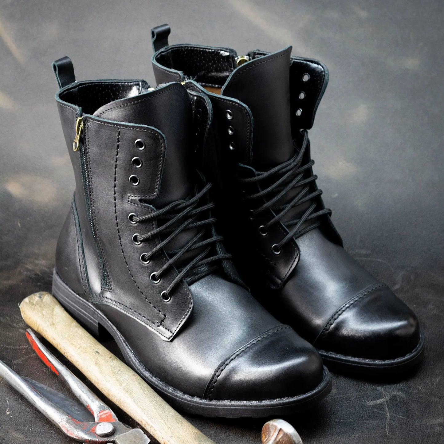 Handmade Black Leather Men’s Chelsea Boots – Elegant | KarolShoes