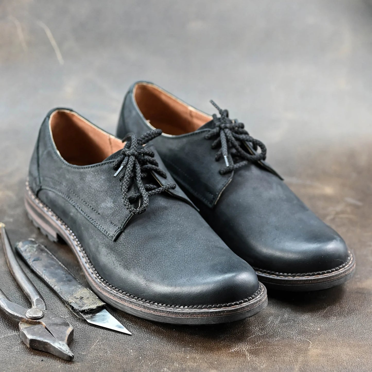 Black Leather Men’s Derby Shoes – Aldo | KarolShoes