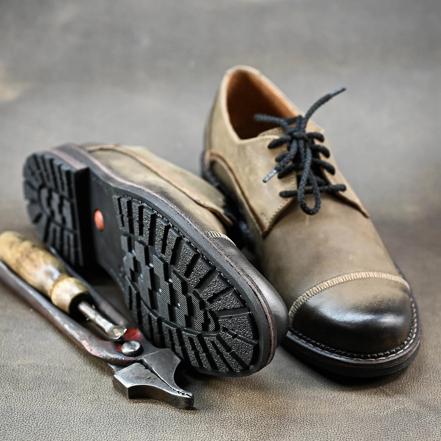 Brown Leather Men’s Derby Shoes – Mauro | KarolShoes