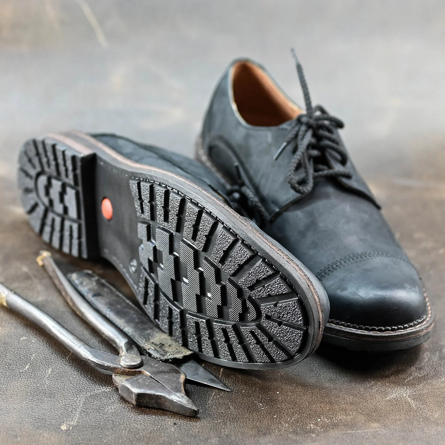 Black Leather Men’s Derby Shoes – Mauro | KarolShoes