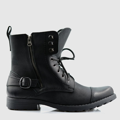 Handmade Black Leather Men's Boots – Alex