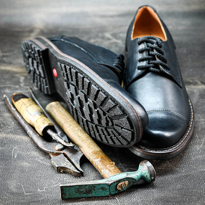 Black Leather Men’s Derby Shoes – Dante | KarolShoes