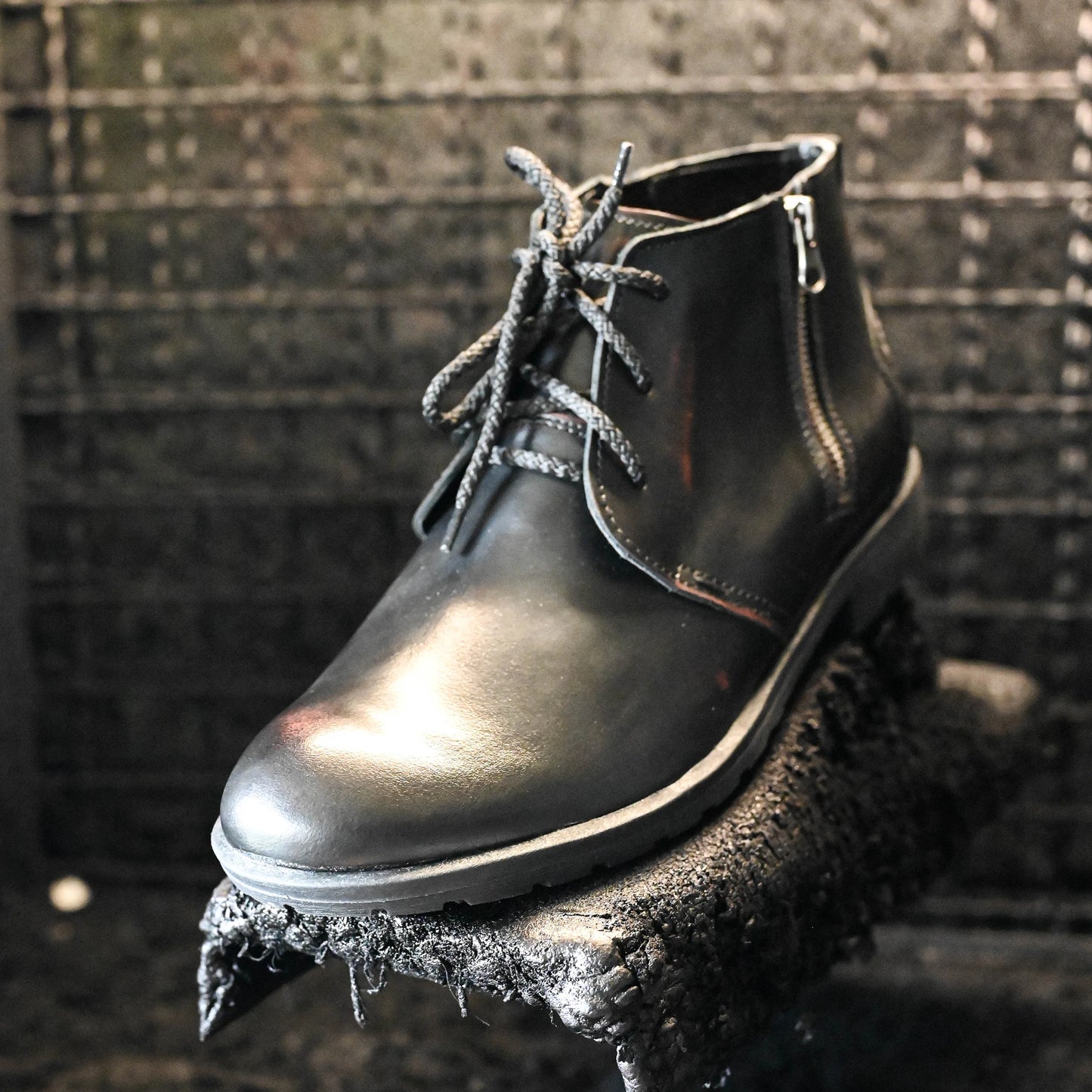 Handmade Black Leather Men’s Boots – Raven | KarolShoes