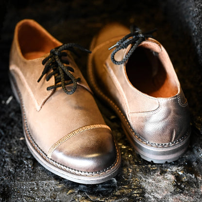 Brown Leather Men’s Derby Shoes – Mauro | KarolShoes