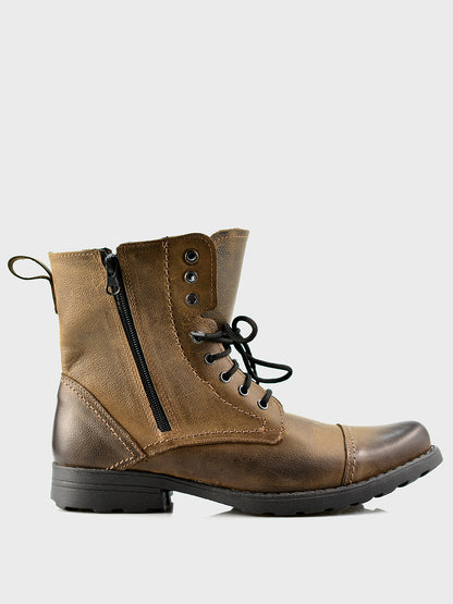 Handmade Leather Man's Boots Elegant Brown