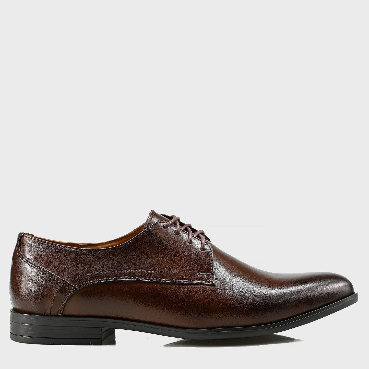 Brown Leather Men’s Derby Shoes – Milano | KarolShoes
