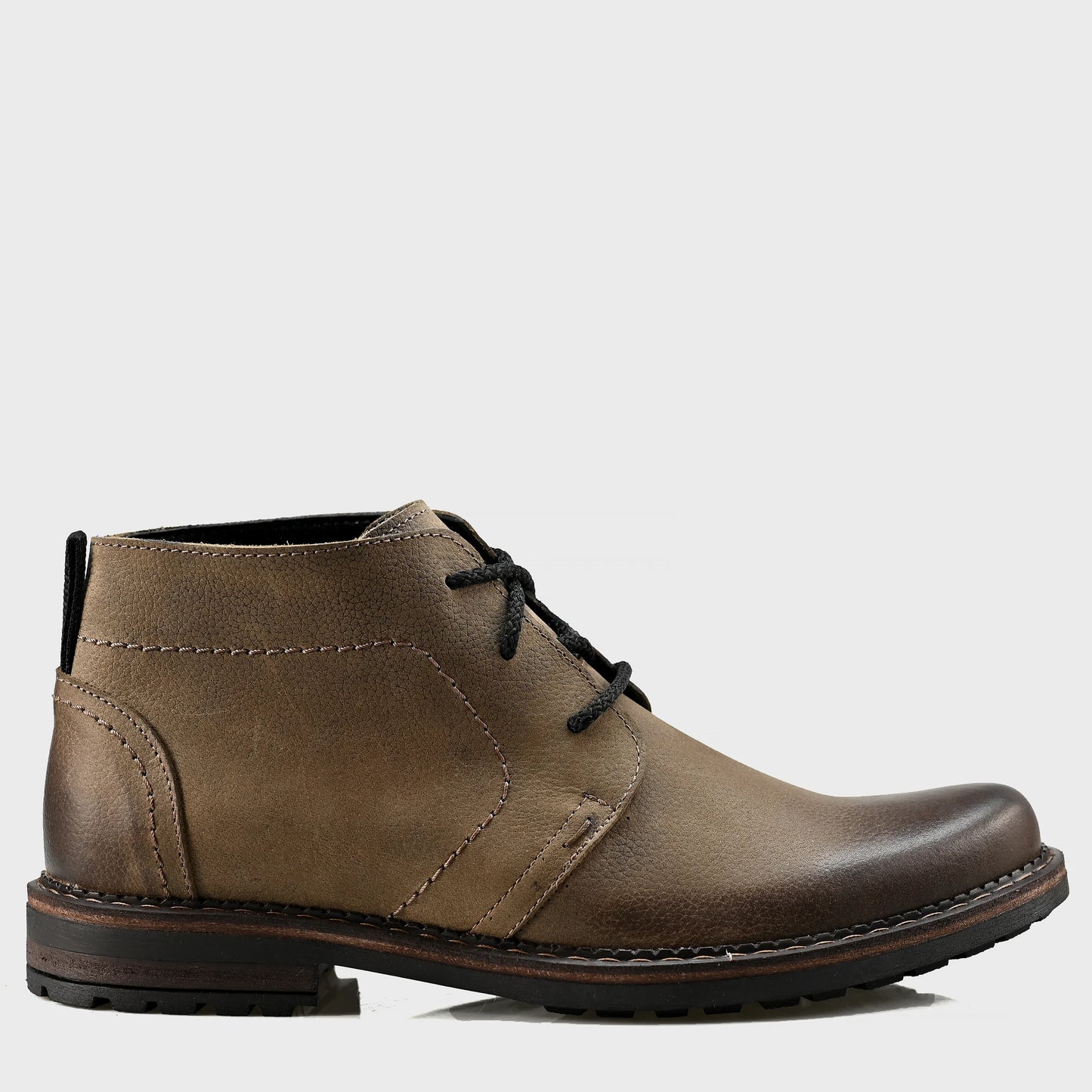 Braune handgefertigte Herren-Chukka-Boots aus Leder – Hawk | KarolShoes