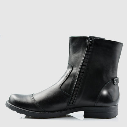 Handmade Black Leather Men’s Chelsea Boots – Casual | KarolShoes