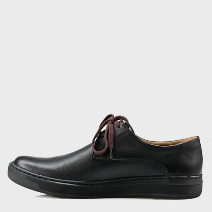 Black Leather Men’s Casual Shoes – Luca | KarolShoes
