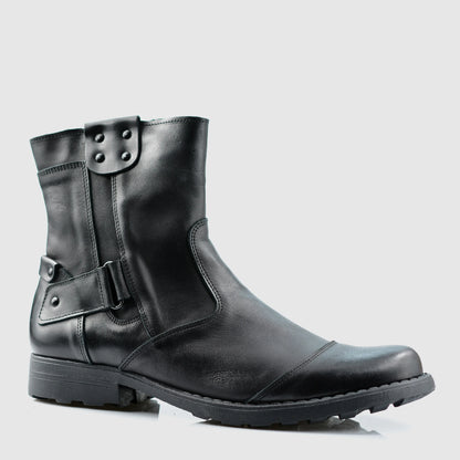 Handmade Black Leather Men’s Chelsea Boots – Casual | KarolShoes