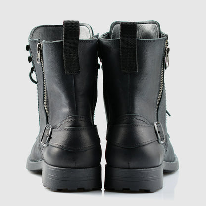 Handmade Black Leather Men's Boots – Alex