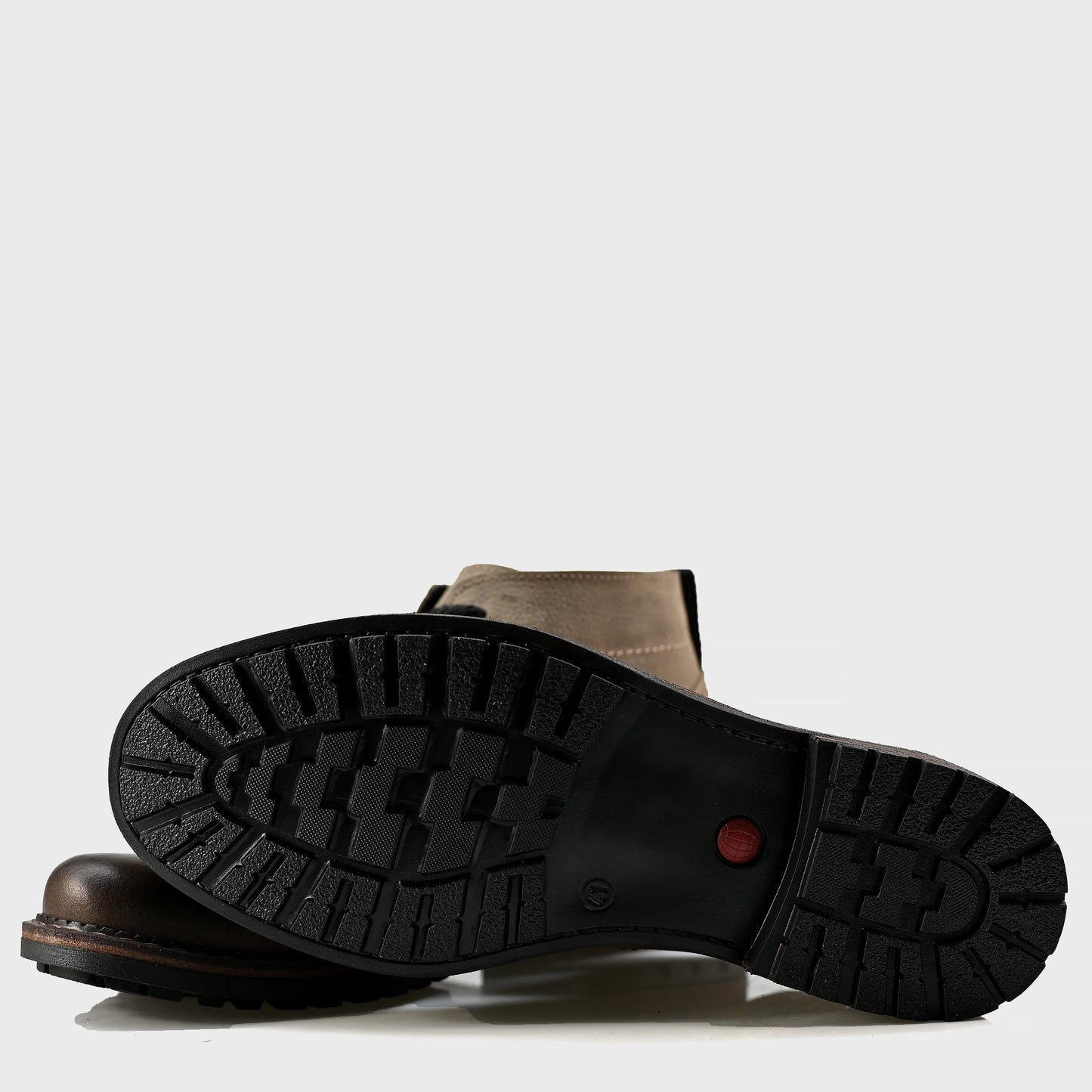 Braune handgefertigte Herren-Chukka-Boots aus Leder – Hawk | KarolShoes