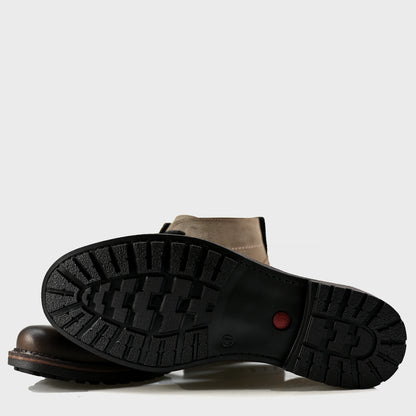 Braune handgefertigte Herren-Chukka-Boots aus Leder – Hawk | KarolShoes