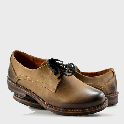Brown Leather Men’s Derby Shoes – Aldo | KarolShoes