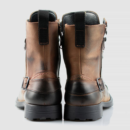 Pánské kožené boty Alex – ručně šité hnědé boty | KarolShoes