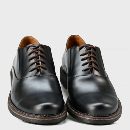 Black Leather Men’s Derby Shoes – Dario | KarolShoes
