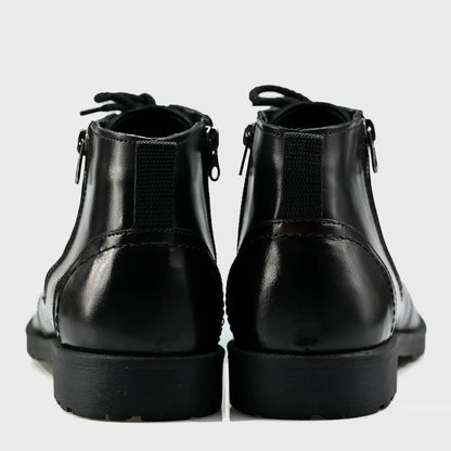 Handmade Black Leather Men’s Boots – Raven | KarolShoes