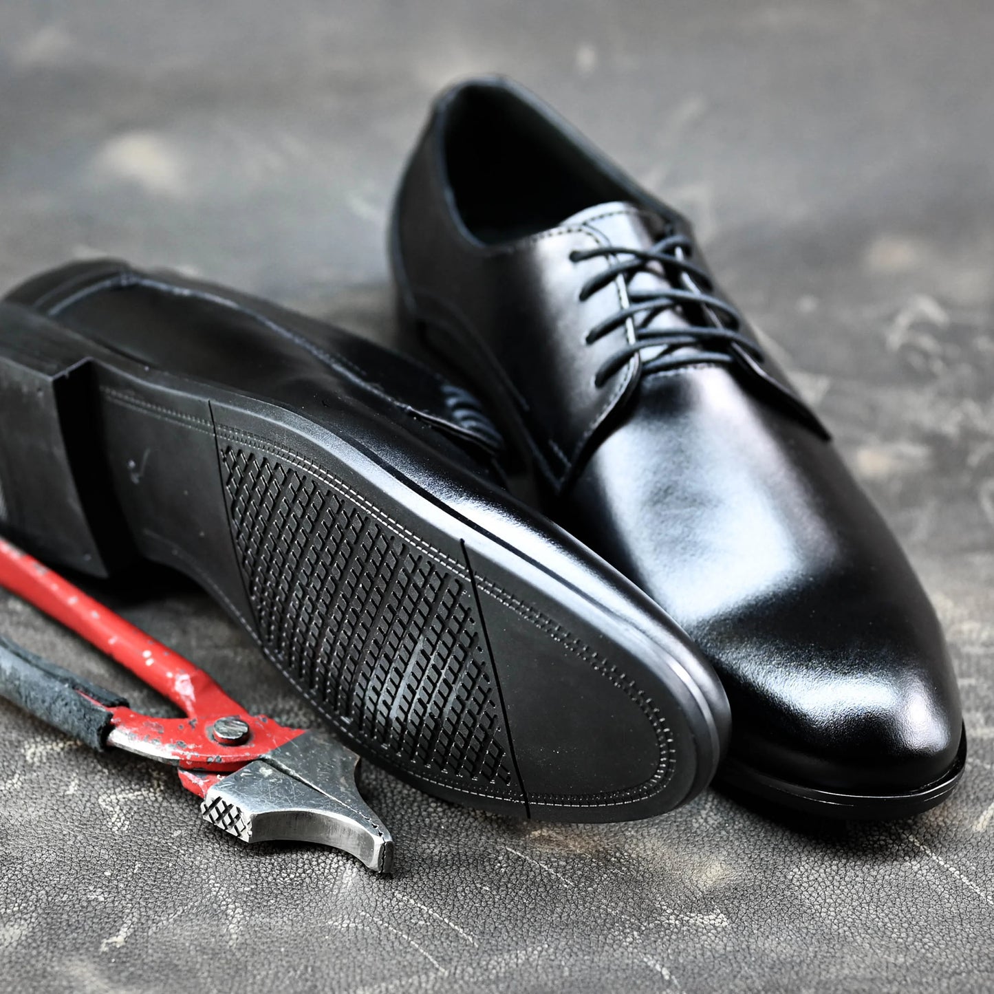 Black Leather Men’s Derby Shoes – Milano | KarolShoes