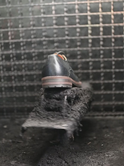 Black Leather Men’s Derby Shoes – Dante | KarolShoes